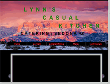 Tablet Screenshot of lynnscasualkitchen.com